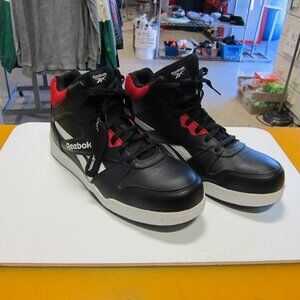 Reebok RB4132 Men's 13 M Black/Red Leather Composite Toe Work Shoe's